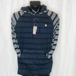 Air Walk 3 button Pullover Hoodie